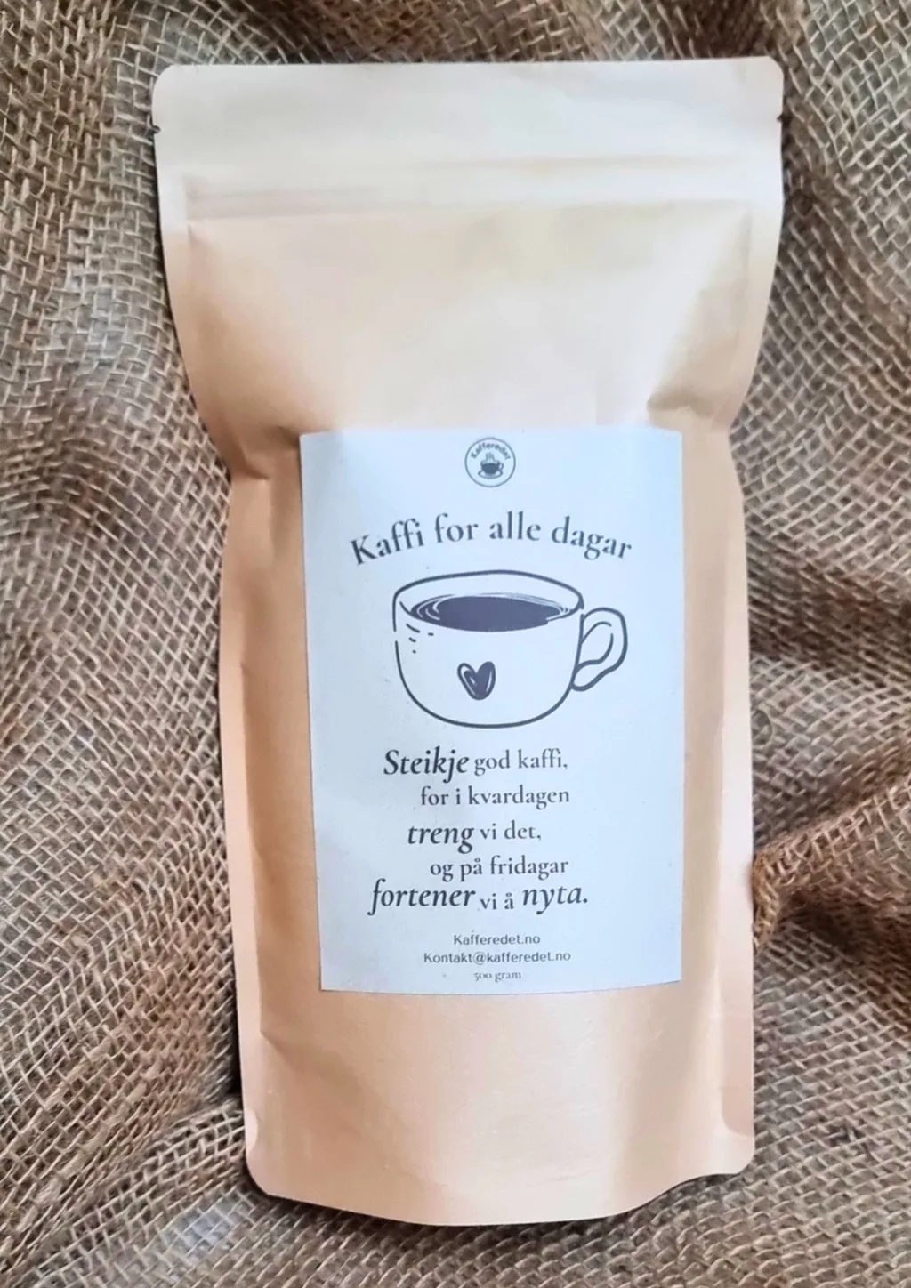 Lysbrent kvardagskaffi 500g