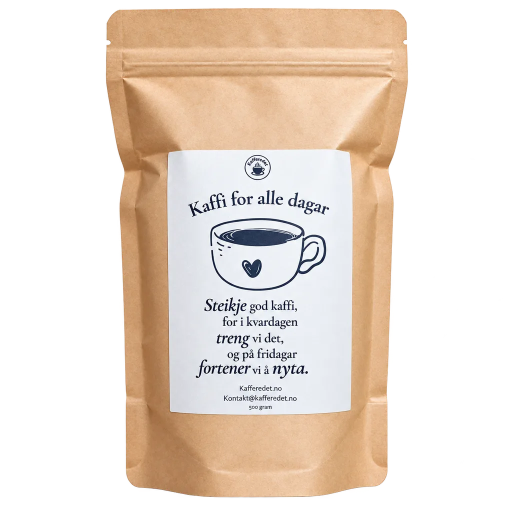 Lysbrent kvardagskaffi 500g